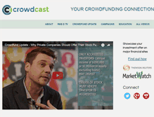 Tablet Screenshot of crowdcastnetwork.com